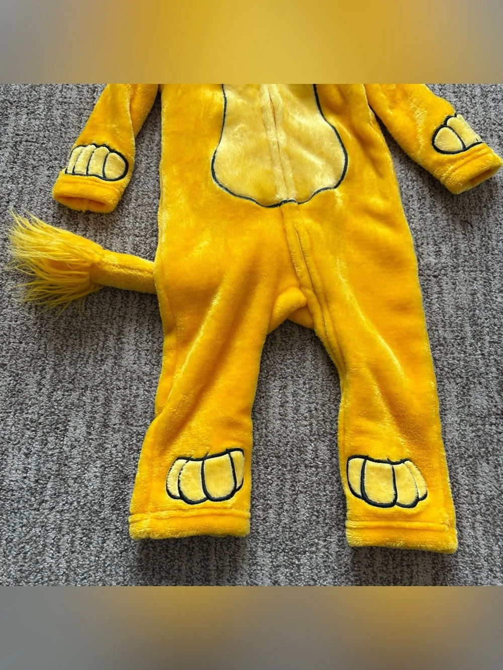 Baby Disney Lion King Simba costume size 18 months one piece
